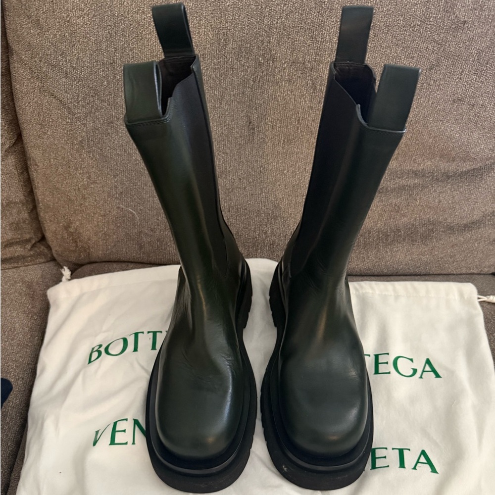 Bottega Veneta Dark Green Boots